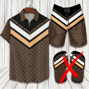 LV Combo Hawaii Shirt, Shorts Hot 2024 PEA8017