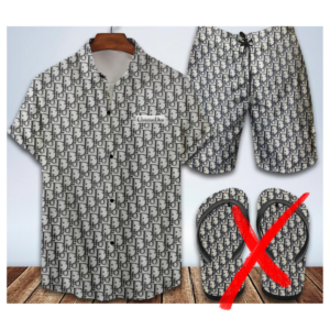 Dior Combo Hawaii Shirt, Shorts Hot 2024 – PEA8028
