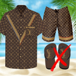 LV Combo Hawaii Shirt, Shorts Hot 2024 – PEA8042