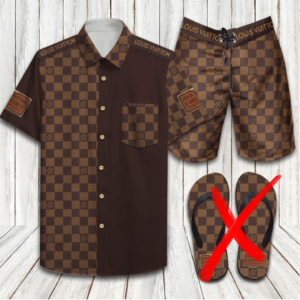 LV Combo Hawaii Shirt, Shorts Hot 2024 – PEA8048