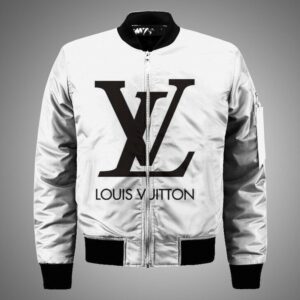 Limited LV Bomber Jacket Luxury Brand Unisex  Gift PEAB11020