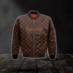 Limited LV Bomber Jacket Luxury Brand Unisex  Gift PEAB11023.2