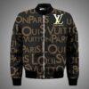 Limited LV Bomber Jacket Luxury Brand Unisex  Gift PEAB11028