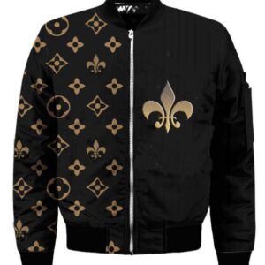 Limited LV Bomber Jacket Luxury Brand Unisex  Gift PEAB11031