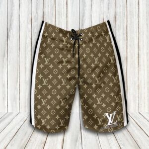 LV Olive Green  Brand Premium Fashion Shorts For Men Hot 2024 PEAa400003