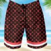 LV Red  Brand Logo Premium Fashion Shorts For Men Hot 2024 PEAa400007