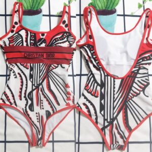 Christian Dior - Swimwear,Bikini Set Woman, Brand Luxury Designer set-PM01359 Red
