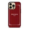 PRADA LOGO RED STRIPE iPhone Case Cover M2312056