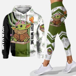 Personalized baby yoda hoodie leggings adults men women kids star wars clothes gifts for fans ht 16 112 Hoodie Leggings Set-PM00319