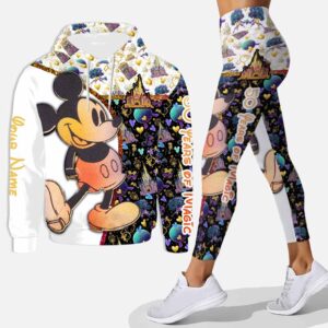 Personalized mickey mouse hoodie leggings for men women kids 50th anniversary disney world gifts shirt clothing ht 144 Hoodie Leggings Set-PM00343