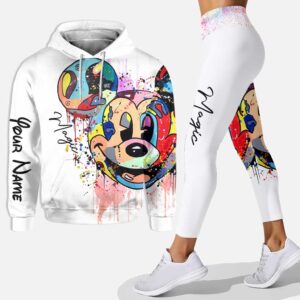 Personalized mickey mouse hoodie leggings for men women kids 50th anniversary disney world gifts shirt clothing ht 151 Hoodie Leggings Set-PM00378