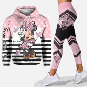 Personalized minnie mouse hoodie leggings for men women kids 50th anniversary disney world gifts shirt clothing ht 162 Hoodie Leggings Set-PM00356