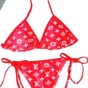 Red Louis Vuitton Trending Bikini 2023-PM00857