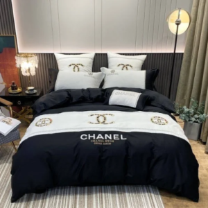 Coco Chanel Black And White Bedding Set