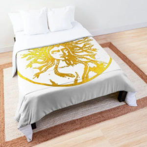 Best Versa.ce Big Medusa Golden Logo Bedding Set