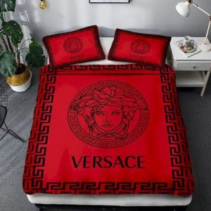 Versa.ce Red Background Most Comfortable Bedding Set