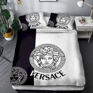 Versa.ce White And Black Most Comfortable Bedding Set