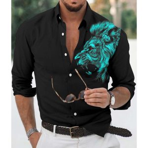 Men’s Long Sleeves Shirts-DVD-TDA001221