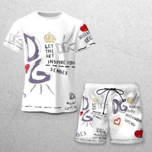 New Arrival D&G Brand Combo T-shirt + Short Gift Hot 2025 TH3200354
