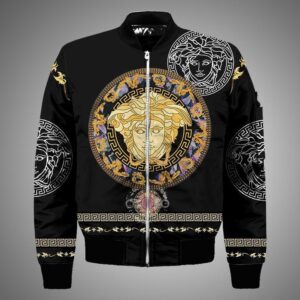 Limited Versa.ce Bomber Jacket Luxury Brand Unisex  Gift TH744