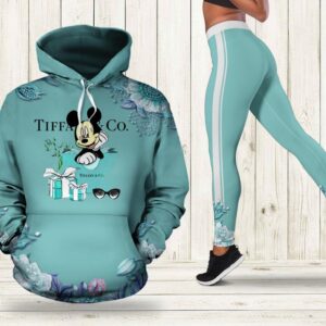 Tiffany & co. mickey mouse hoodie leggings luxury brand clothing clothes outfit for women disney gifts 112 hcst 89 Hoodie Leggings Set-PM00318