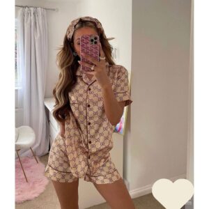 DIOR INSPIRED SHORT PJ SET M3001019