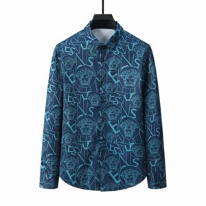 Limited Versa.ce Long Sleeve Button Shirt for Men Hot 2025 V6916S