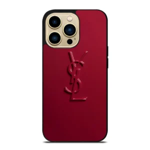 YVEST SAINT LAURENT YSL RED EMBOSS iPhone Case Cover M2312009