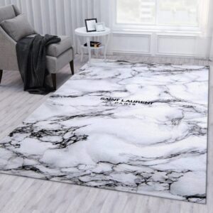 Yves Saint Laurent Fashion Logo Limited Edition Luxury Brand Rug Carpet Home Decor  LVT00362