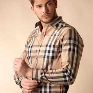 LIMITED EDITION Bur.bery Long sleeve Button Shirt Oder9235