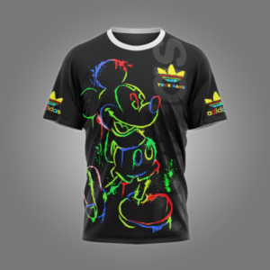 Adidas Mickey Luxury Custom Name Tshirt DN609566