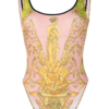 VS graphic-print swimsuit - Yellow - TH3200696