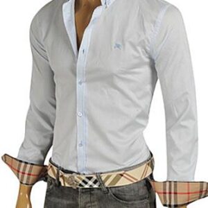 LIMITED EDITION Bur.bery Long sleeve Button Shirt Oder9242