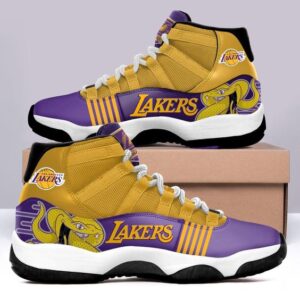 Los angeles lakers Air JD11 sneaker gift for men women hot 2026 PEA1011