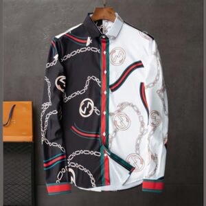 LIMITED 2023 Gucci LONG SLEEVE BUTTON SHIRT - DN31305