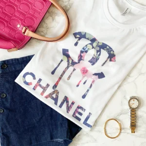 Best Seller Chanel FLORAL DRIP T-Shirt M0304006