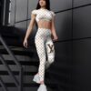 2025 Louis Vuitton Sportwear Combo Crop Top and Legging For Women - DN9200625