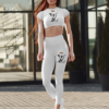 2025 Louis Vuitton Sportwear Combo Crop Top and Legging For Women - DN9200611