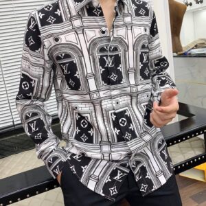 Louis Vuitton Long Sleeve Shirt For Men - B9G-CCY-Max07222