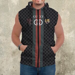 Premium Sleeveless Zip Hoodie Gucci For Men - DN930603