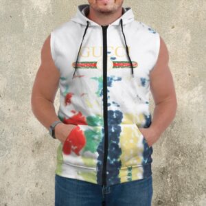 Premium Sleeveless Zip Hoodie Gucci For Men - DN930609