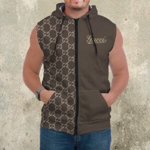 Premium Sleeveless Zip Hoodie Gucci For Men - DN930612
