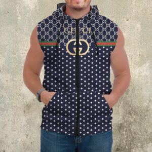 Premium Sleeveless Zip Hoodie Gucci For Men - DN930613