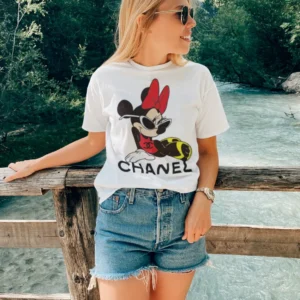 Disney Chanel Hot Brand Luxury Limited Edition T- Shirt-M0404081