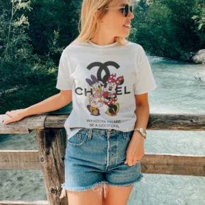Disney Chanel Hot Brand Luxury Limited Edition T- Shirt-M0404083