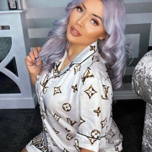 LV LUNA White Zebra Short Set M3101015