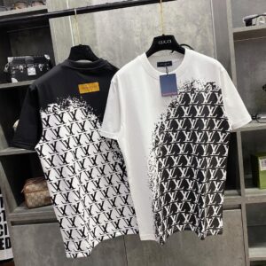 Louis Vuitton BlackWhite T-Shirt DN1623620